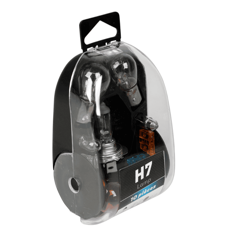 COFFRET 10 AMPOULES VOITURE H7 STANDARD