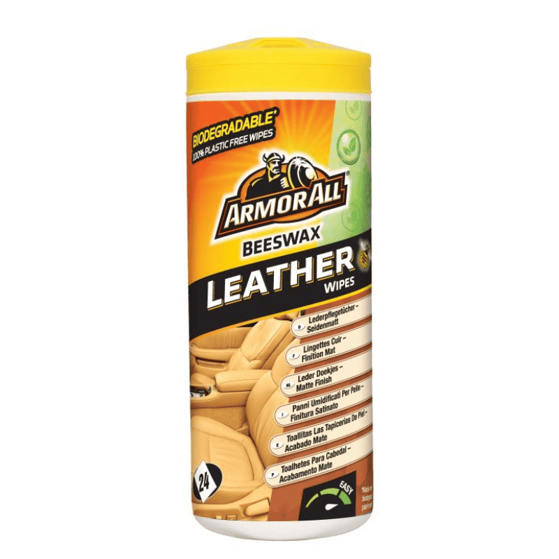 LINGETTES POUR CUIR LEATHER BEESWAX X24