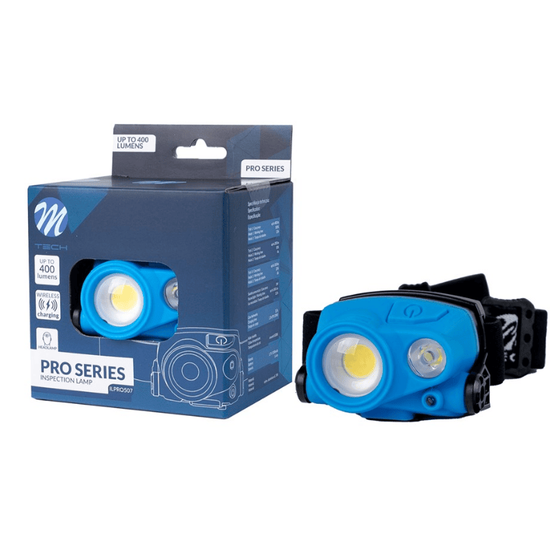 LAMPE FRONTALE 400+300 lm M-TECH PRO
