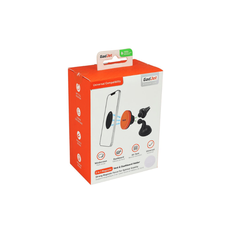 SUPPORT TELEPHONE MAGNETIQUE 2EN1