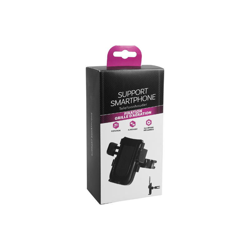 SUPPORT SMARTPHONE fixation à la grille d'aération