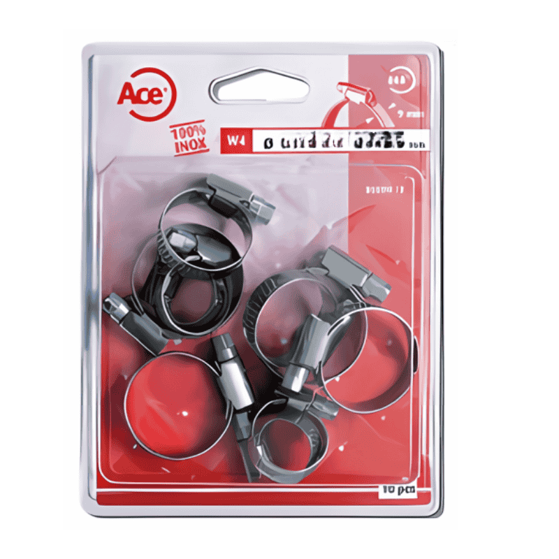 Assortiment 10 colliers bande pleine 9 mm W4