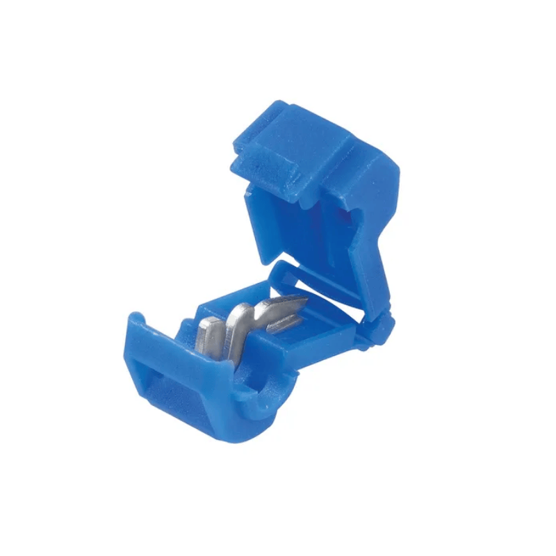 Connecteurs de câbles bleus 6,3mm PAR 8PIECES